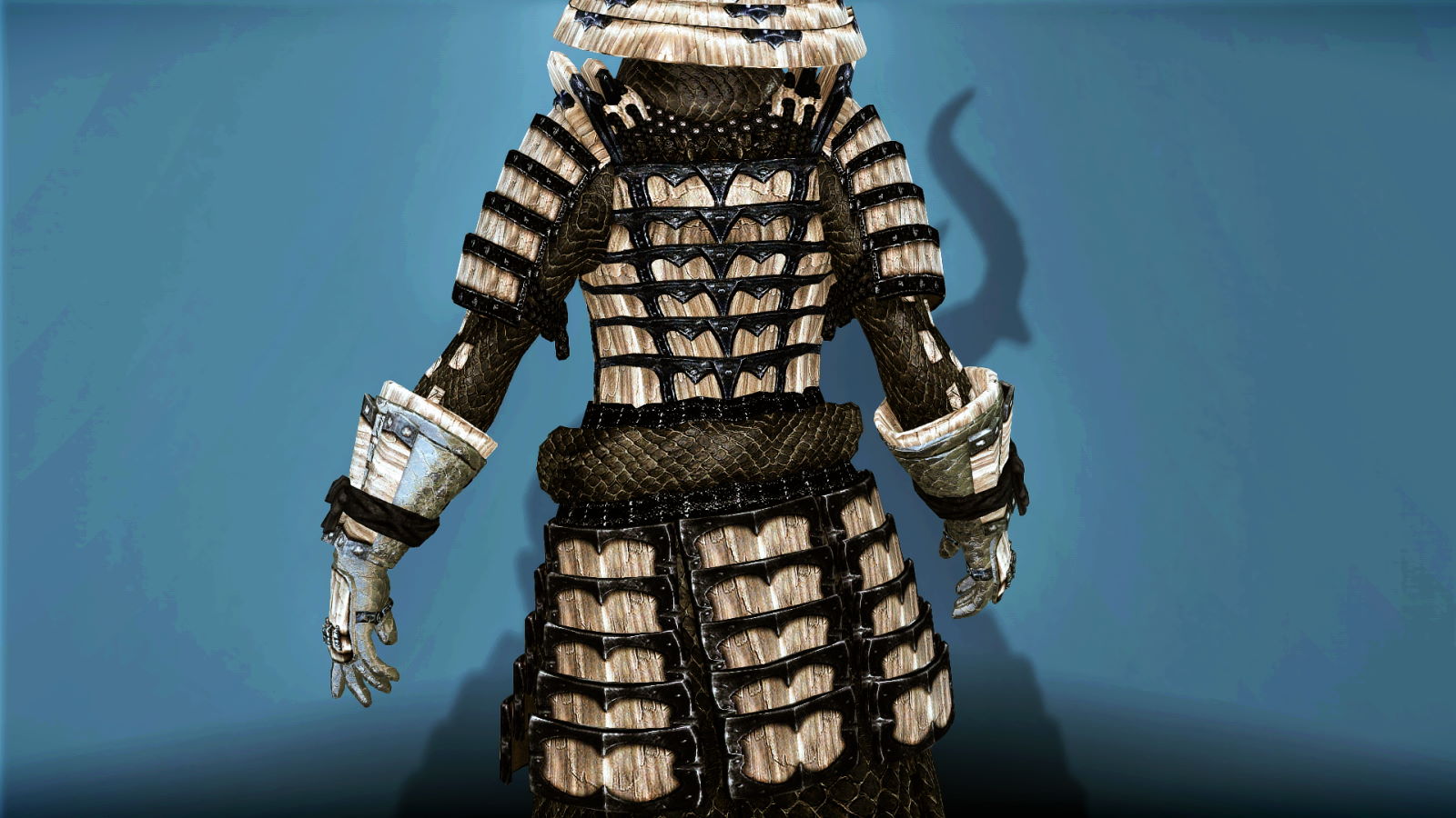 Skyrim AE / LE]： Cain9580 - Reiko Samurai Armor Full Retexture - もっだーめもちょう