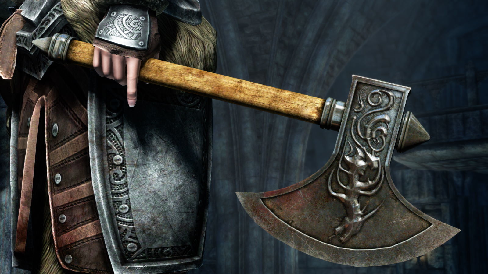 Skyrim SE / LE]： Draconic Brigand Axe Reborn - もっだーめもちょう