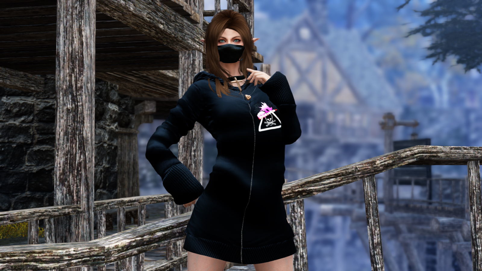 skyrim ゴス服